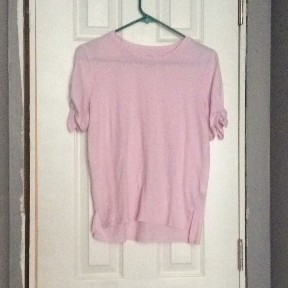 Pink a short sleeve shirt